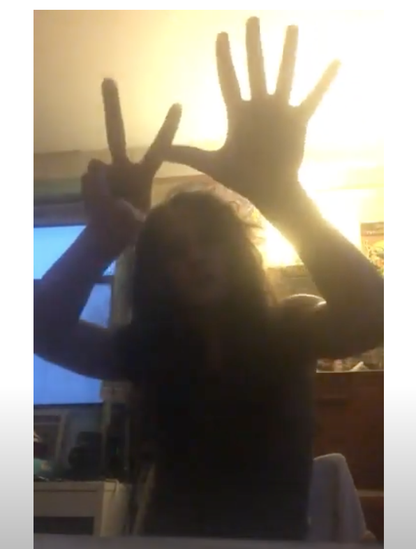Tania La Maestra, in love with _____ and Mudra Hand Dancing to Lady Gaga Music