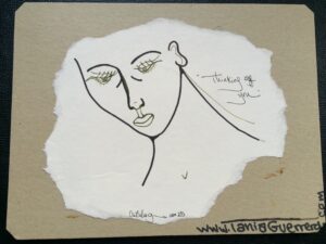 Thinking of You Line art